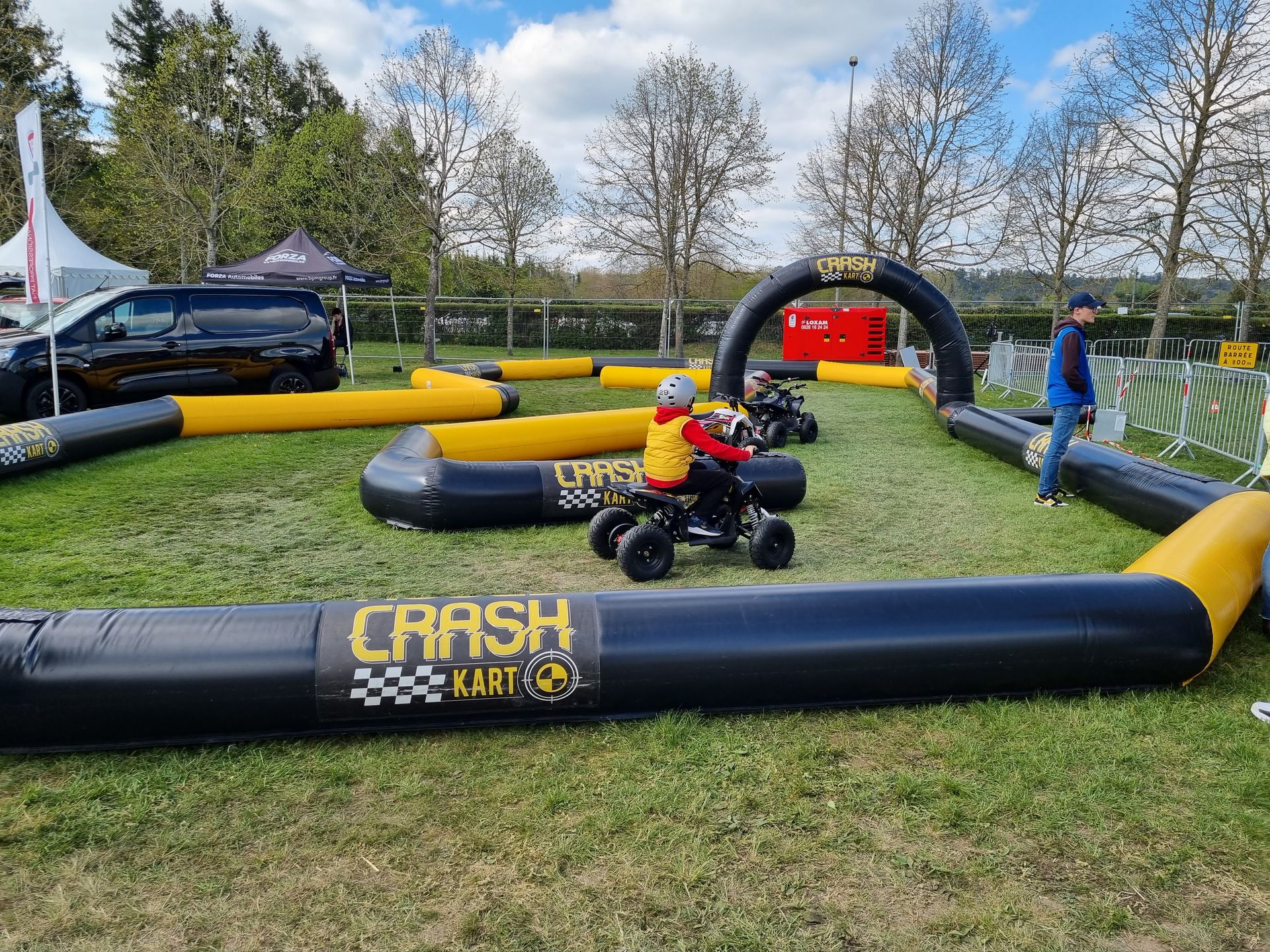 quad avec personne