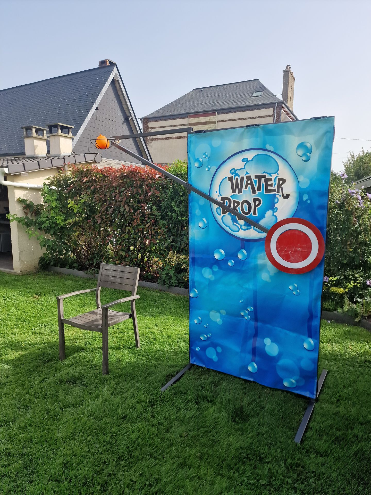 jeu de la douche chaise
